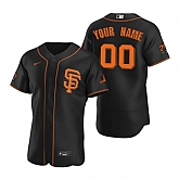 San Francisco Giants Customized Nike Black Stitched MLB Flex Base Jersey,baseball caps,new era cap wholesale,wholesale hats